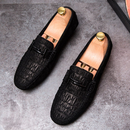 Casual Shoes Men's Peas Shoes Driving Low-Top Flat Shoes