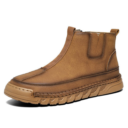 Slip-on High-top Casual Martin Boots