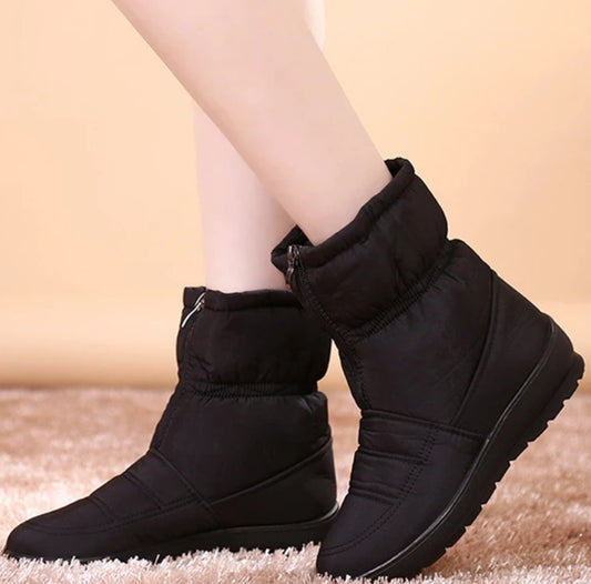 Lady warm boot for winter