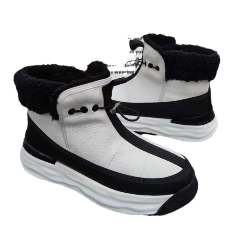 High-top Platform Men's Shoes Genuine Leather