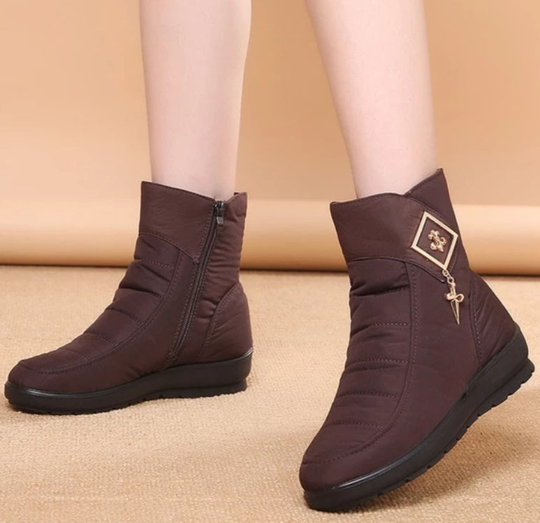 Lady warm boot for winter