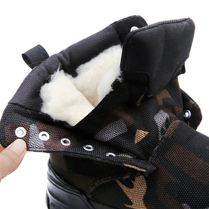 Three-proof Wool Snow Boots Thick Warm Waterproof