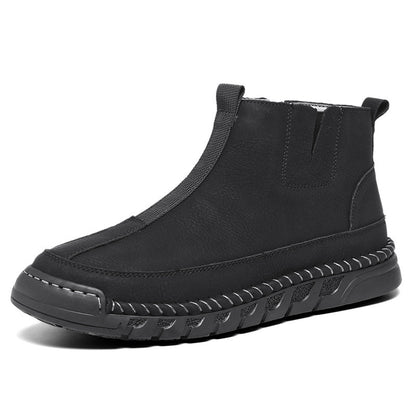 Slip-on High-top Casual Martin Boots